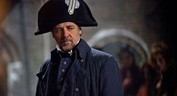 Russell Crowe in Les Miserables